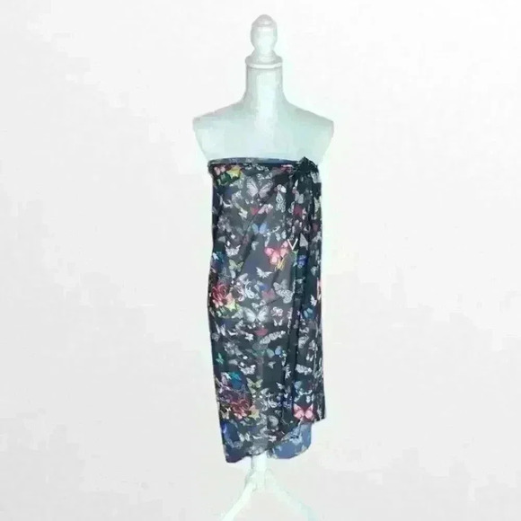 Christian Lacroix x Swiminista Butterfly Parade Superb Long Sarong NWT - Picture 3 of 6